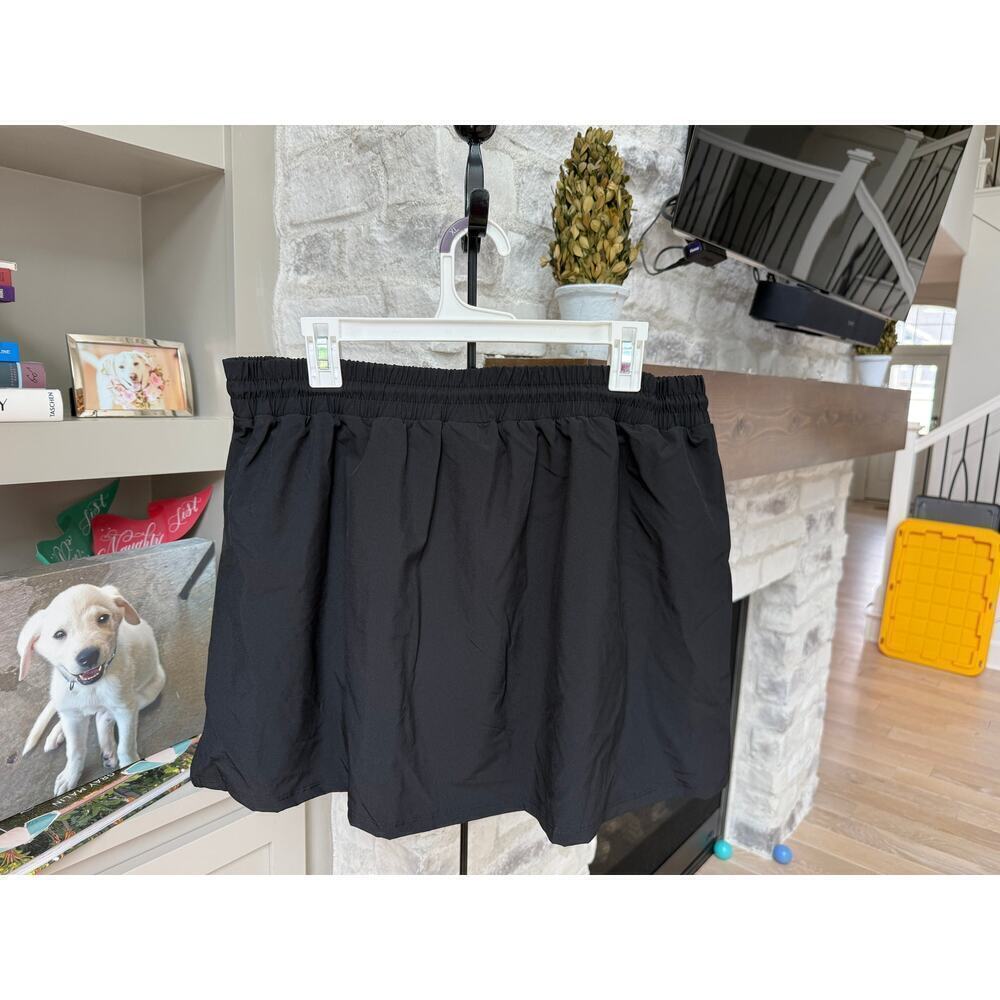 Kona Sol Women's Black Drawstring Waist Swim Skirt Size XL - Picture 4 of 7